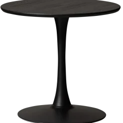 Woood Tablo eettafel rond vingerlas o80cm blacknight [fsc]