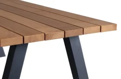 Woood Tablo Outdoor Eettafel Naturel Met A-poot Metaal [fsc]