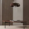 Woood Tivo Hanglamp Rond Metaal Hoogglans Bruin
