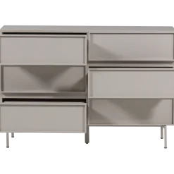 Woood Tours Ladekast 6 Lades Melamine/Mdf Zand