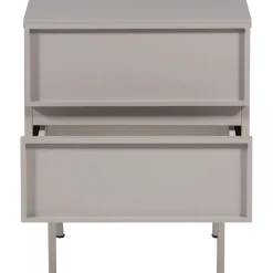 Woood Tours Ladekast/Nachtkastje 2 Lades Melamine/Mdf Zand