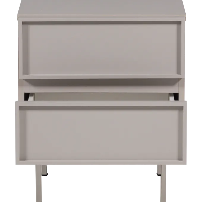 Woood Tours Ladekast/Nachtkastje 2 Lades Melamine/Mdf Zand