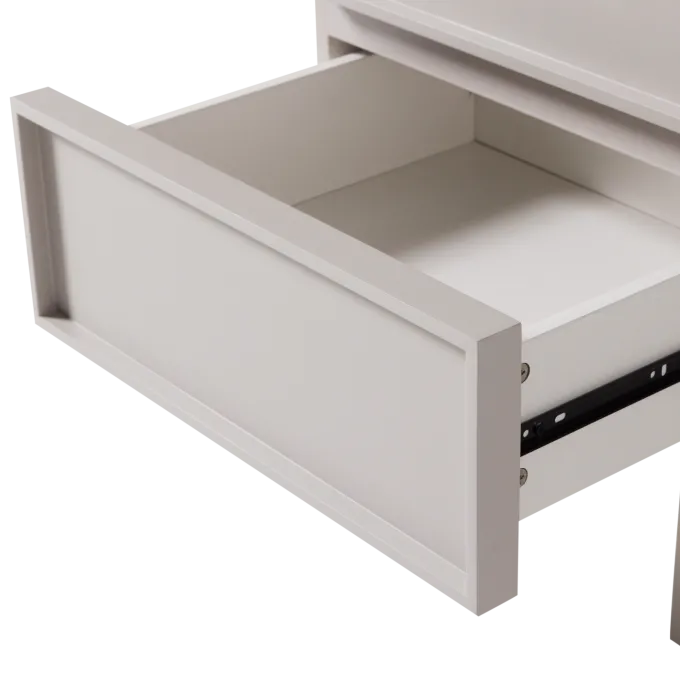 Woood Tours Ladekast/Nachtkastje 2 Lades Melamine/Mdf Zand