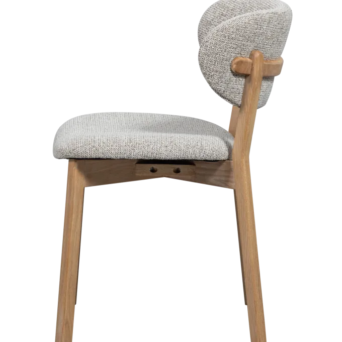 Woood Udar eetkamerstoel met houten frame naturel