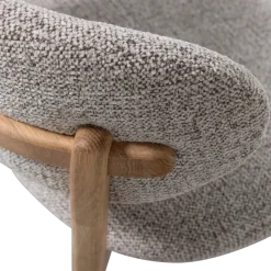 Woood Udar eetkamerstoel met houten frame naturel