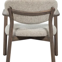 Woood Udar fauteuil met houten frame donkerbruin