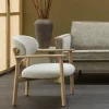 Woood Udar fauteuil met houten frame naturel