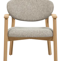 Woood Udar fauteuil met houten frame naturel