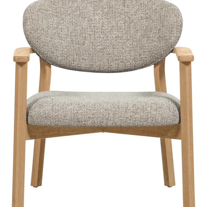 Woood Udar fauteuil met houten frame naturel