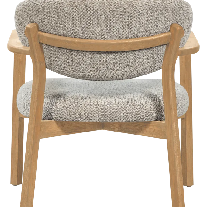 Woood Udar fauteuil met houten frame naturel