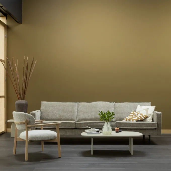 Woood Udar fauteuil met houten frame naturel