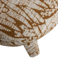 Woood Upke fauteuil met dessin naturel/bruin