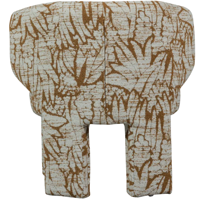 Woood Upke fauteuil met dessin naturel/bruin