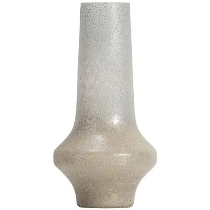 Woood Vaas Mid Century Glas jade groen - 2 maten
