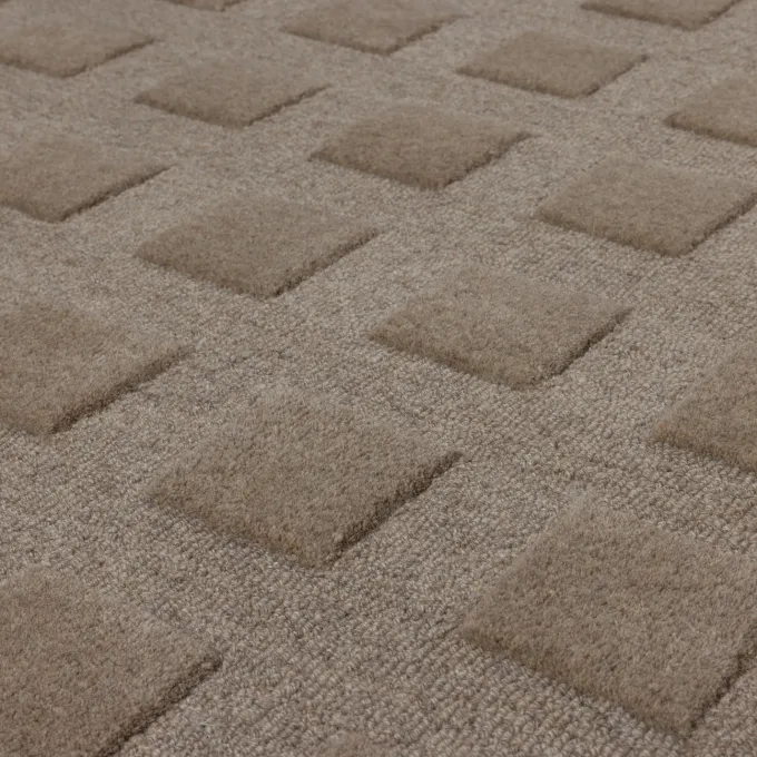 Woood Veya Vloerkleed 170x240 Cm Wol/Katoen Zand