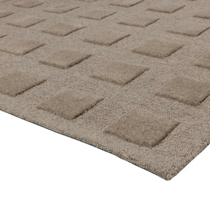 Woood Veya Vloerkleed 170x240 Cm Wol/Katoen Zand