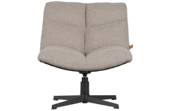 Woood Vinny Draaifauteuil bouclé Zand