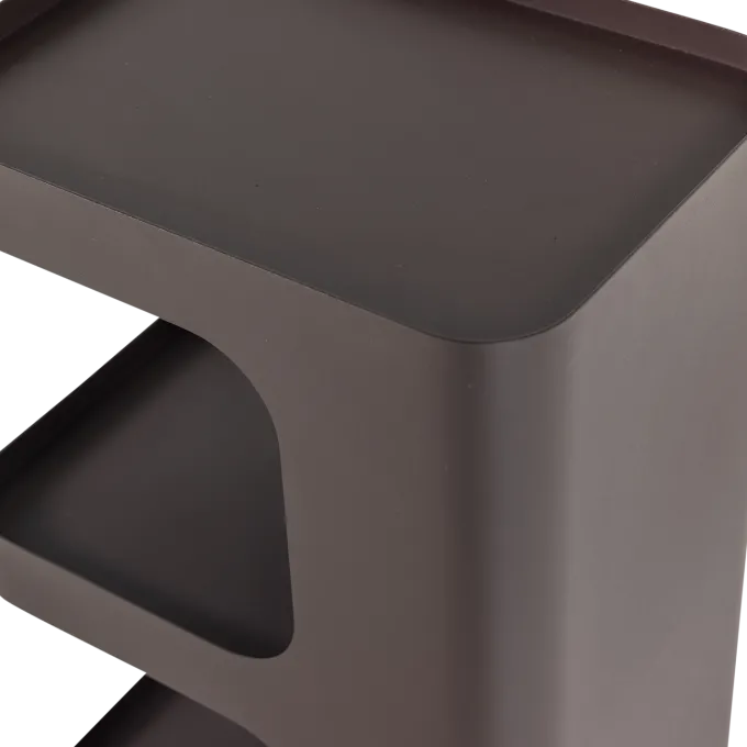 Woood Vire Bijzettafel Metaal Donkerbruin