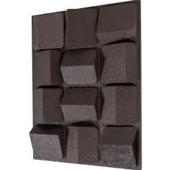 Woood Wanddeco Axis betonlook bruin