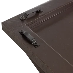 Woood Wanddeco Axis betonlook bruin