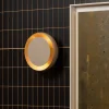 Woood Wandlamp Gloomy rond metaal zand