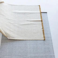 Woood Weavly Vloerkleed 200x300 Cm Wol Lichtbruin/Naturel