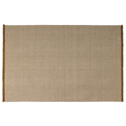 Woood Weavly Vloerkleed 170x240 Cm Wol Lichtbruin/Naturel