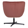 Woood Wibo Draaifauteuil Mat Velvet Bruinrood [fsc]