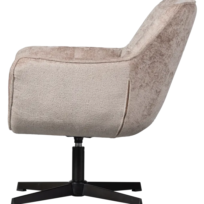 Woood Wibo draaifauteuil taupe