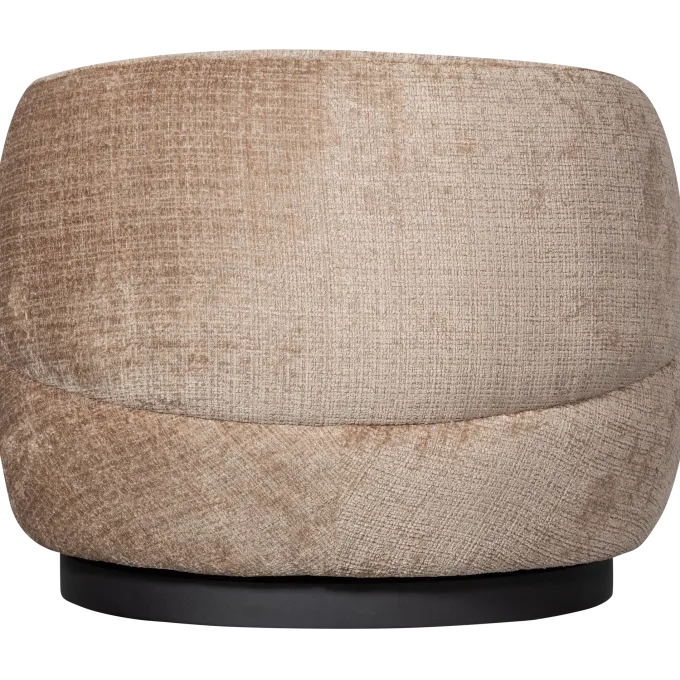 Woood Woolly draaifauteuil chenille zand